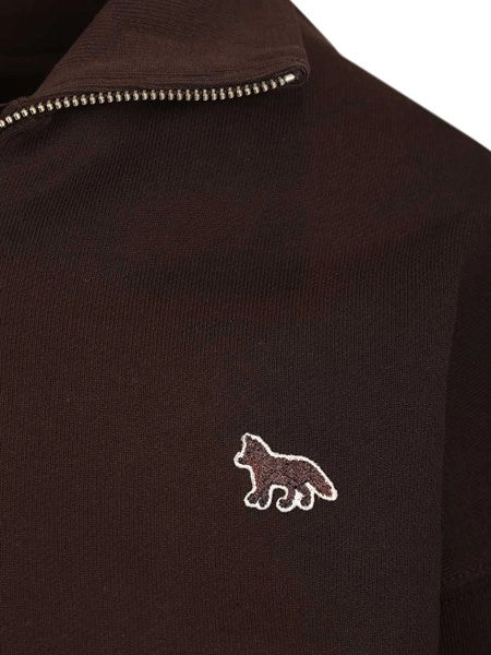 Felpa con mezza zip "Baby Fox"