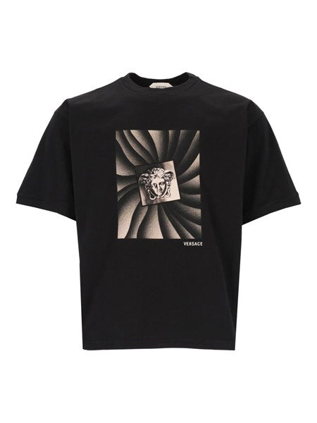 T-shirt regular in jersey di cotone con stampa