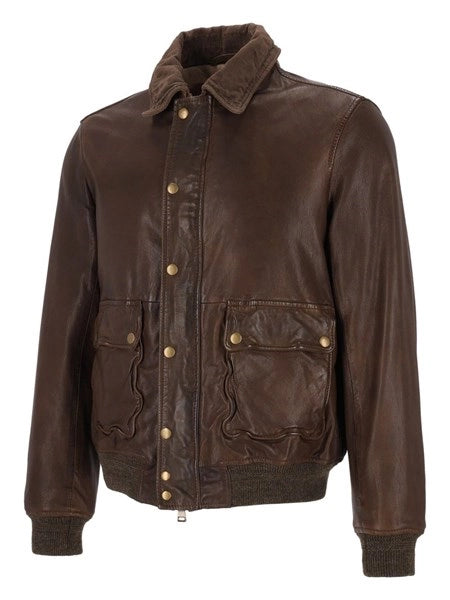 Bomber in pelle