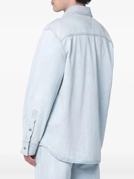 Overshirt in denim Extra Bleach