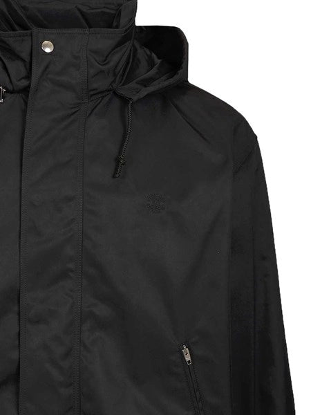 Giacca a vento in twill di nylon