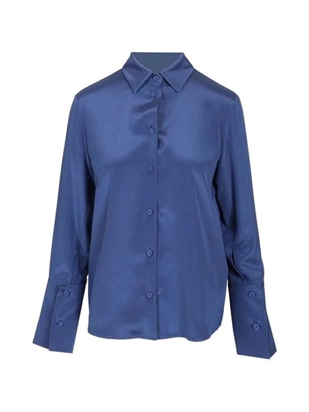 Camicia oversize Voliera in seta