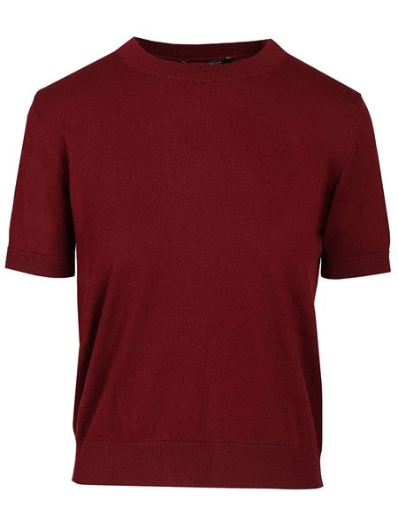 Maglia in filato di cotone, seta e cachemire