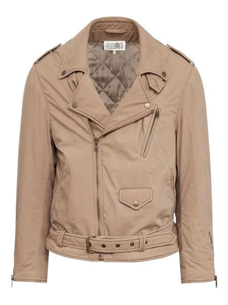 Giacca biker in cotone