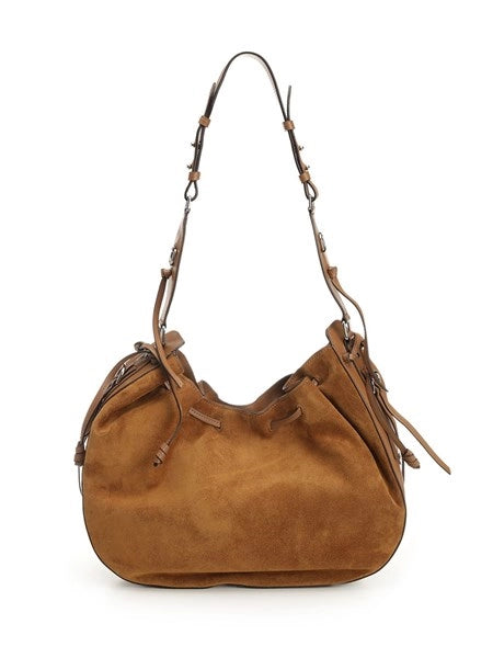 Borsa a spalla "Bolton" Medium in suede