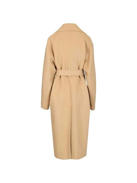 Cappotto a vestaglia in pura lana