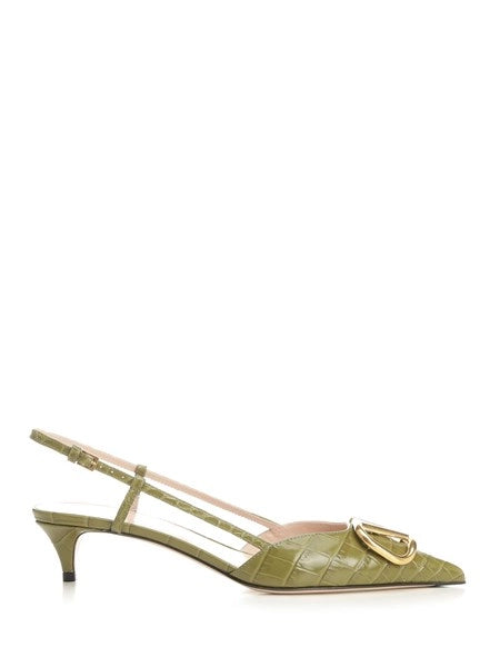 Slingback VLogo Signature in pelle