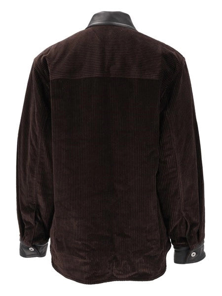 Giacca camicia in velluto a coste di cotone