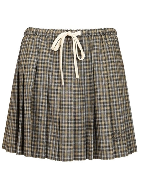 Minigonna in tartan