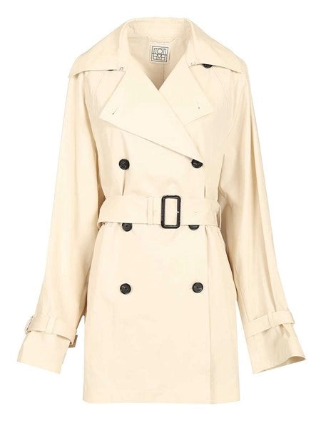 Trench in cotone lavato