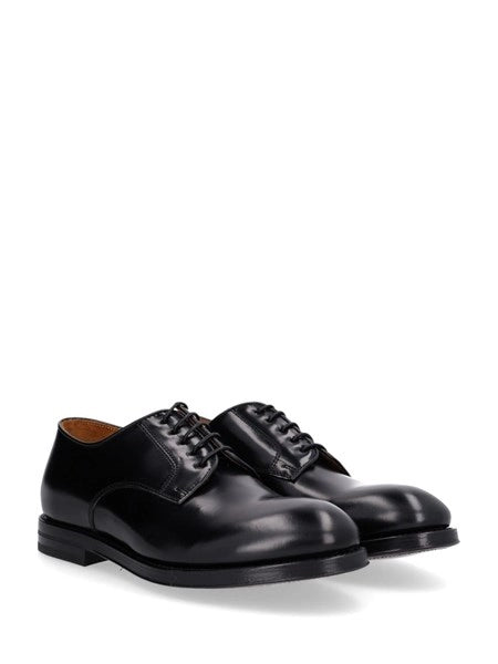 Scarpa Oxford in pelle spazzolata