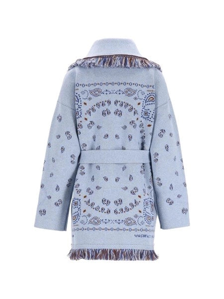 Cardigan in cashmere bandana