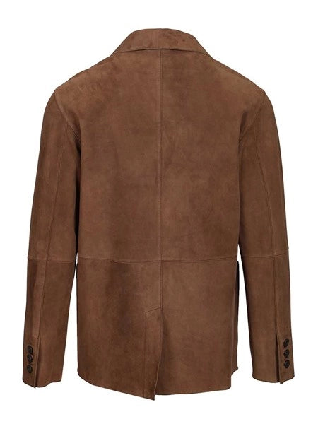 Blazer in suede