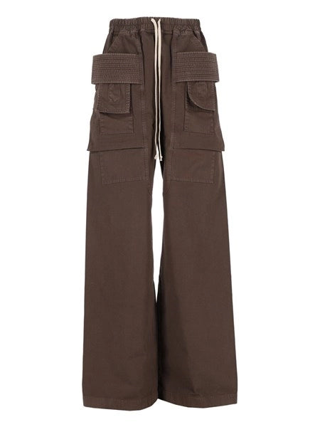 Pantaloni cargo in twill di cotone