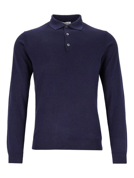 Polo in seta e cashmere