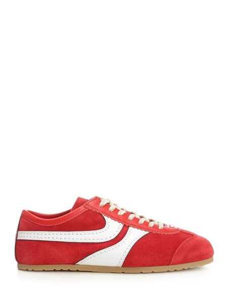 Sneakers in pelle e suede