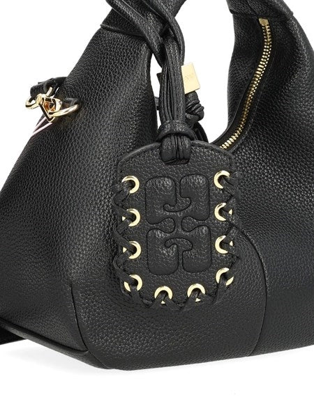 Mini borsa a tracolla con finitura granulata