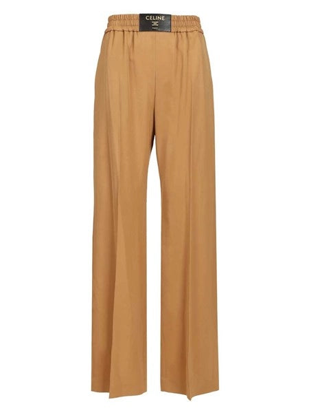 Pantaloni in twill di lana