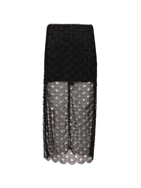 Gonna midi con paillettes