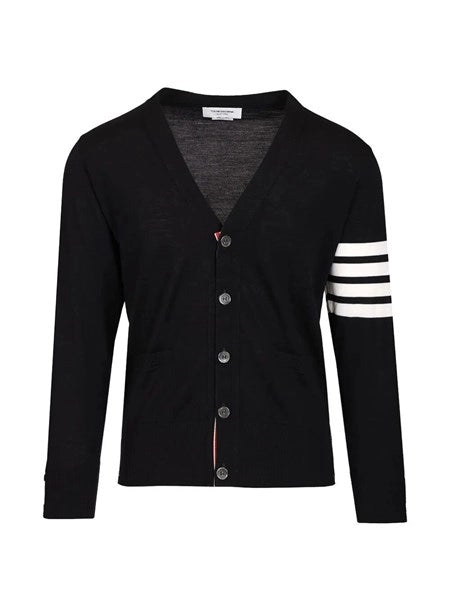 Cardigan classico con scollo a V