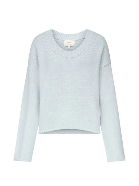 Maglione scollo a U Derry in cashmere