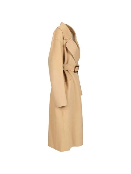 Cappotto a vestaglia in pura lana
