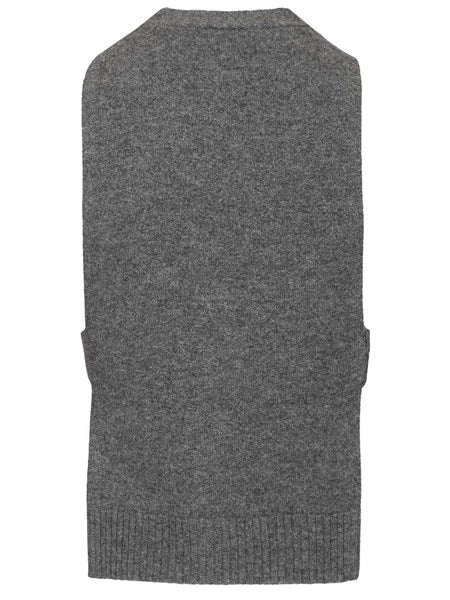 Cardigan gilet in cashmere