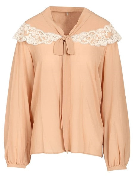 Camicia con laccetti