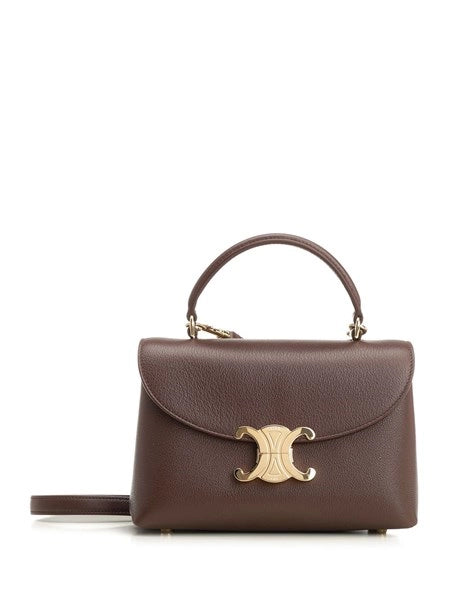 Borsa Nino Teen in pelle granata
