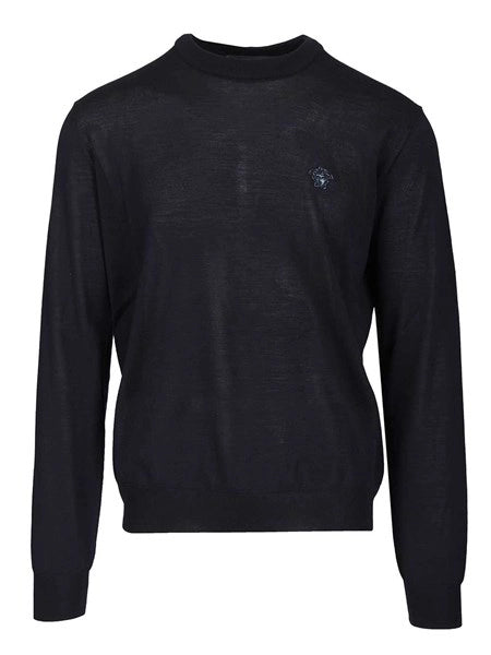 Maglia "Medusa" in lana e seta e cashmere