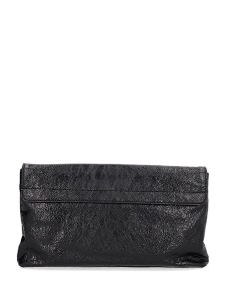 "Le city" clutch in pelle arena
