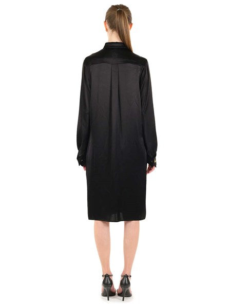 Abito midi in satin
