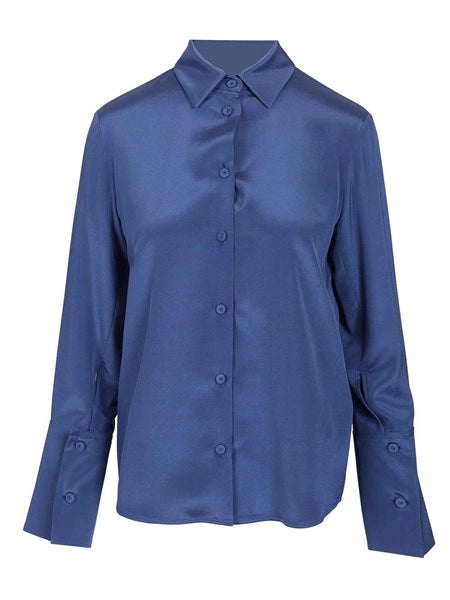 Camicia oversize Voliera in seta