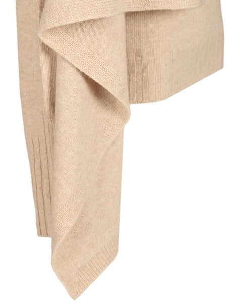 Maglione con dettagli drappeggiati