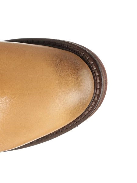 Mules in pelle