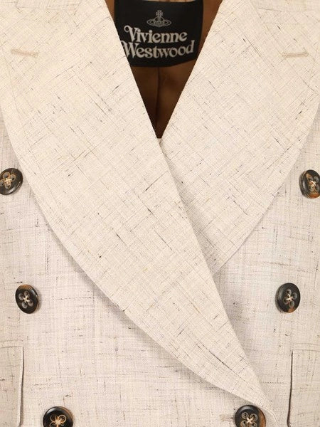 Blazer doppiopetto cropped
