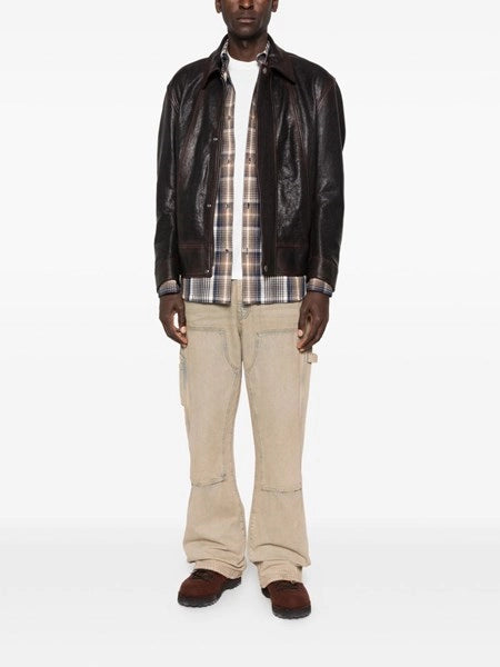 Giacca bomber in nappa