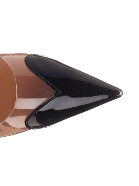 Slingback Le cœur in pelle verniciata