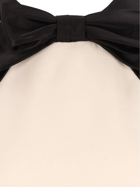 Abito Corto In Crepe Couture