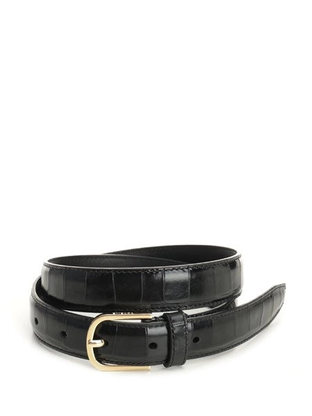 Cintura sottile in pelle