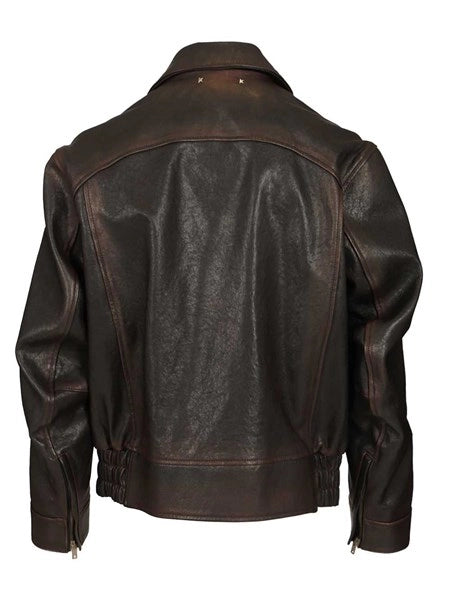 Giacca bomber in nappa