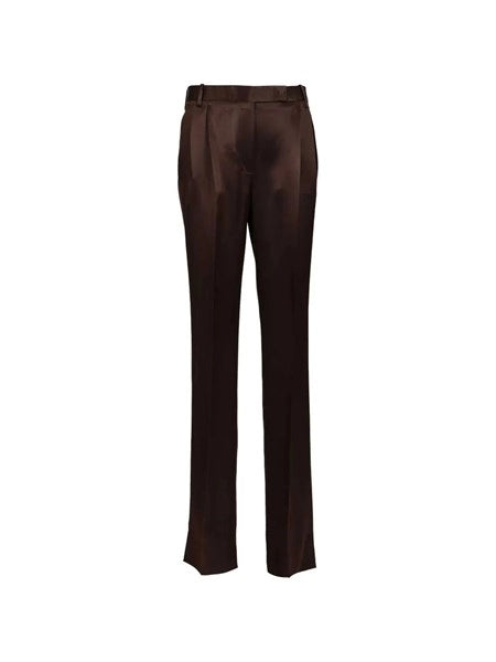 Pantaloni sartoriali in seta