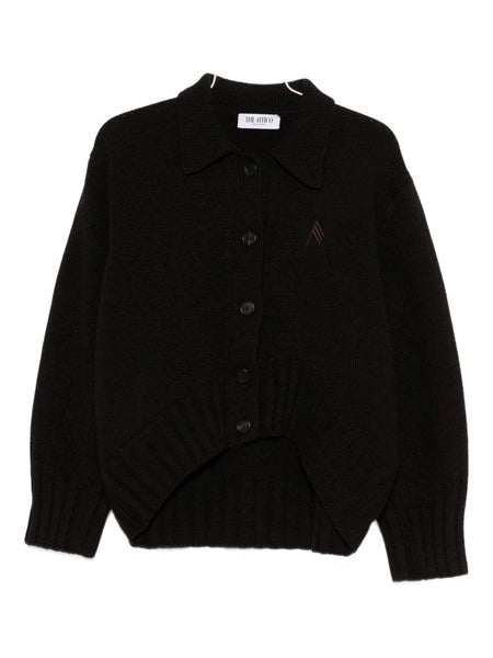 Cardigan in cashmere e lana