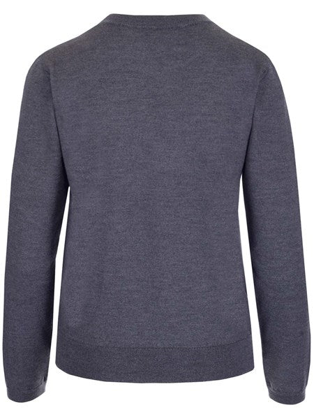 Pullover basic in lana