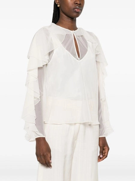Camicia con volant