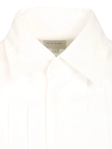 Camicia con pieghe sul davanti