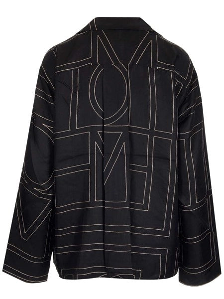 Camicia in twill di seta