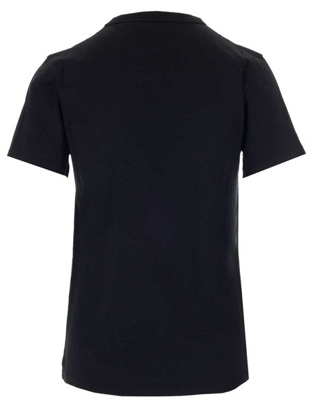 T-shirt bianca con patch baby fox