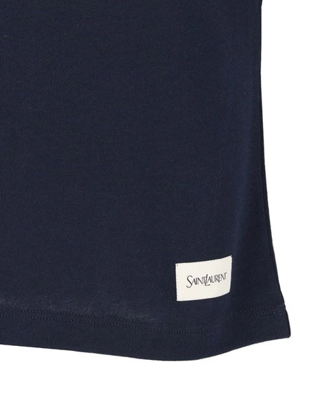 maglietta oversize in cotone di Saint Laurent