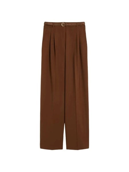 Pantalone fluido in lana